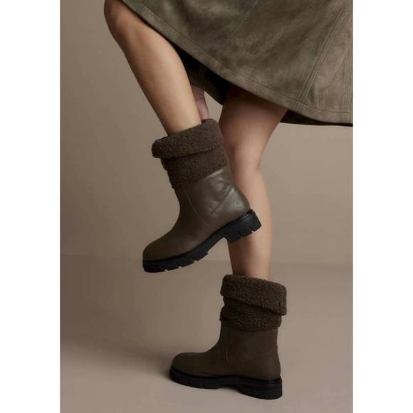 NEW SUMMUM teddy boots in clay - Picture 2 of 6